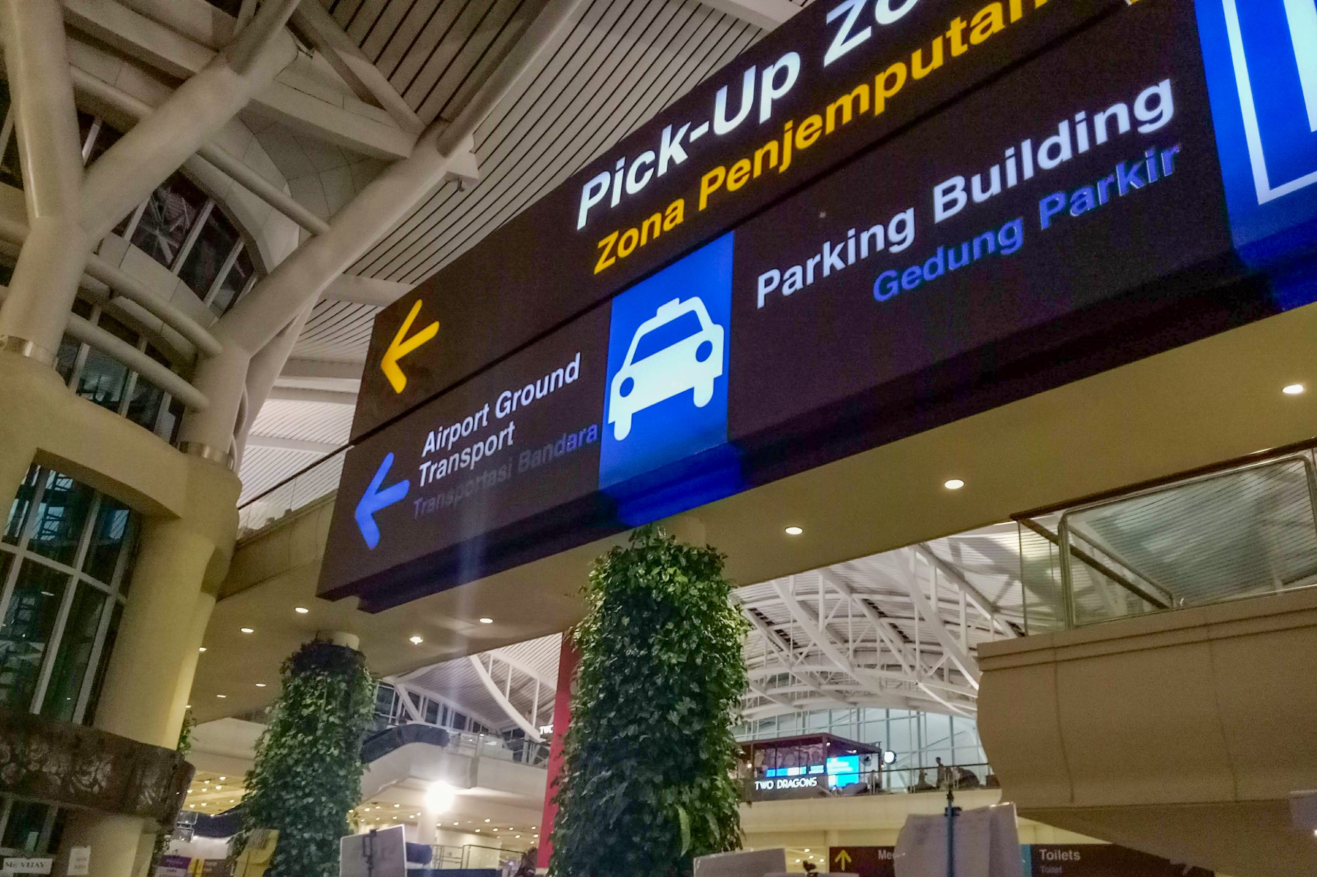 Arrival Pick Up Point